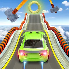 Скачать Mega Ramp Car Stunts Race Game Взлом (Много денег и без рекламы) на Андроид