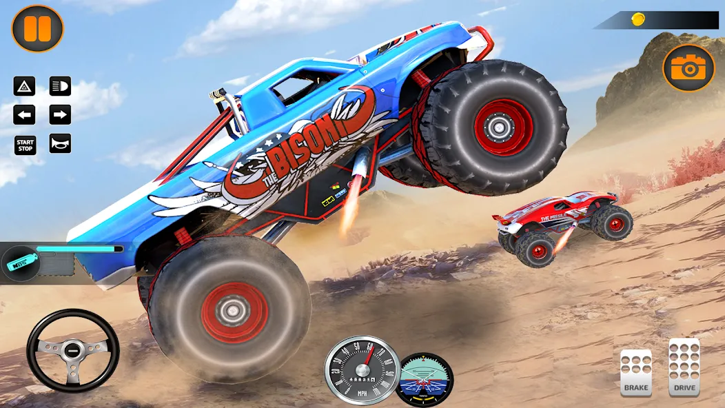 Monster Truck Off Road Racing МОД/Взлом [Бесконечные деньги, Монеты и Мега MOD] Screenshot 3