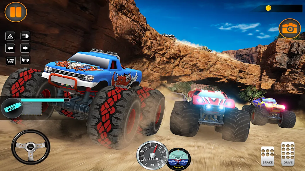 Monster Truck Off Road Racing МОД/Взлом [Бесконечные деньги, Монеты и Мега MOD] Screenshot 4