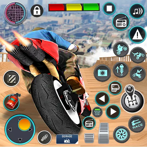 Mega Ramp Bike Stunts Games 3D МОД/Взлом [Много монет, Открытые уровни и Мега MOD] Screenshot 1