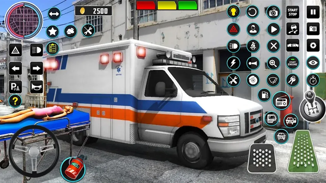Heli Ambulance Simulator Game МОД/Взлом [Деньги, Монеты и Меню MOD] Screenshot 3