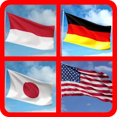 Скачать Взломанная Tebak Gambar Bendera на Андроид (Все уровни разблокированы)