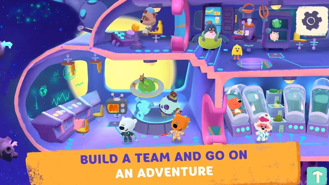 Be-be-bears in space МОД/Взлом [Много монет, Открытые уровни и Мега MOD] Screenshot 2