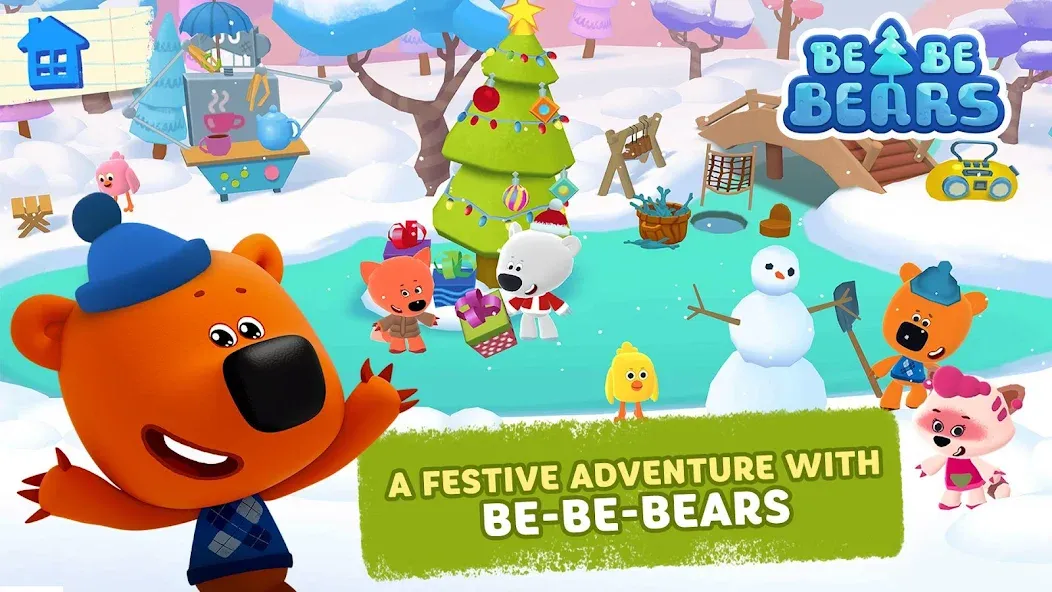 Be-be-bears - Creative world МОД/Взлом [Бесконечные деньги, Монеты и Мега MOD] Screenshot 3