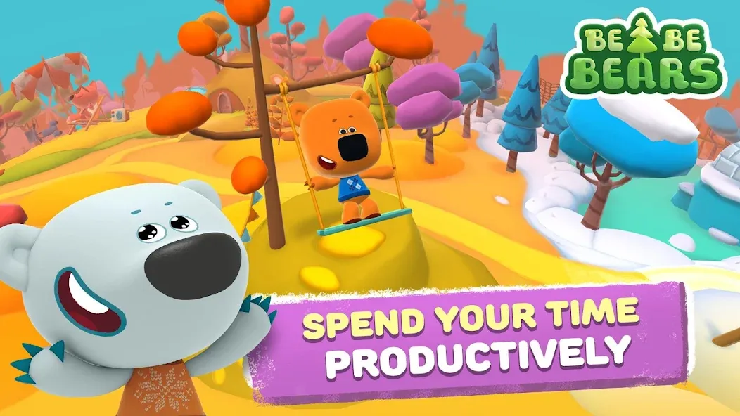 Be-be-bears: Adventures МОД/Взлом [Бесконечные деньги, Монеты и Мега MOD] Screenshot 3