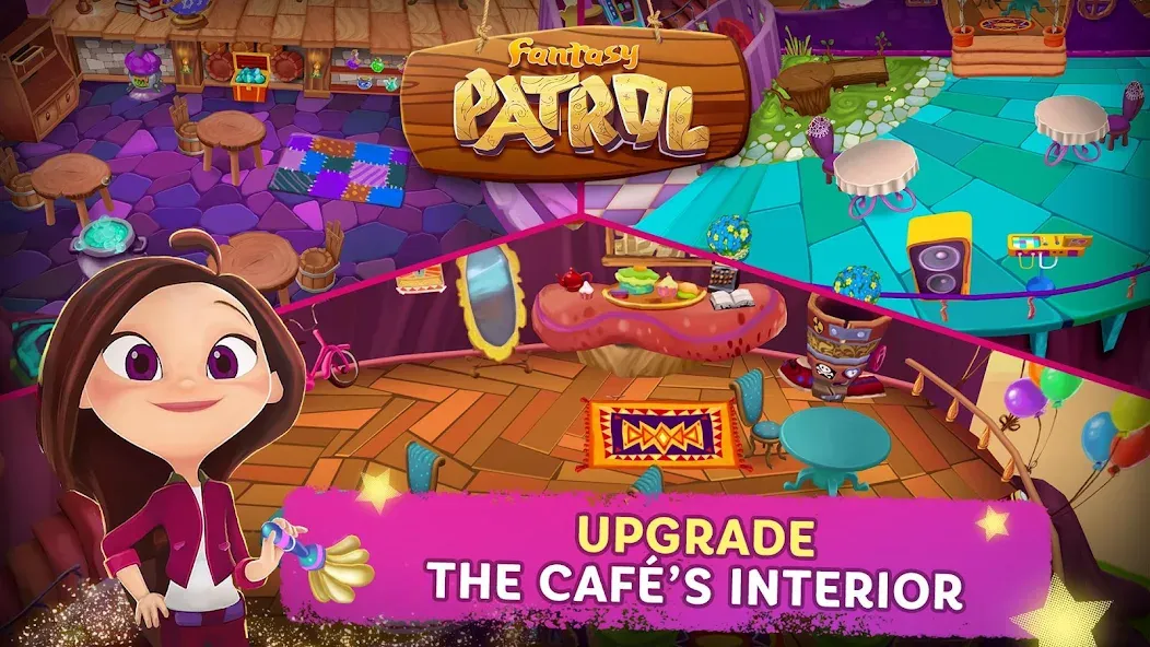 Fantasy Patrol: Cafe МОД/Взлом [Бесконечные деньги, Монеты и Мега MOD] Screenshot 5