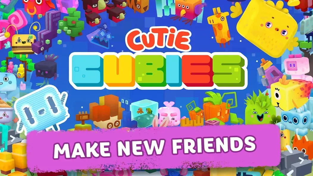 Cutie Cubies МОД/Взлом [Много монет, Открытые уровни и Мега MOD] Screenshot 2