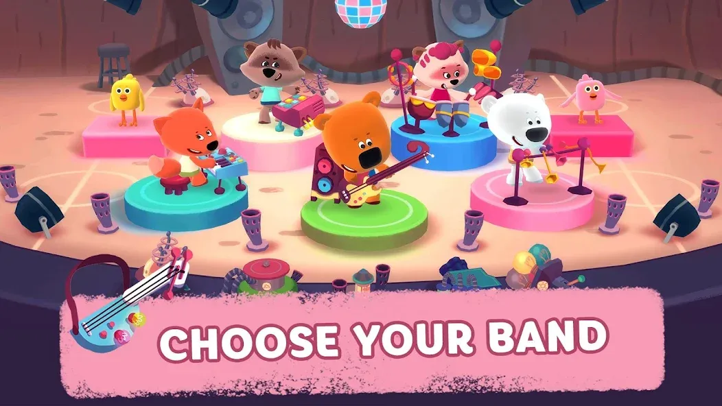Rhythm and Bears МОД/Взлом [Много денег, Монет и Все открыто] Screenshot 2