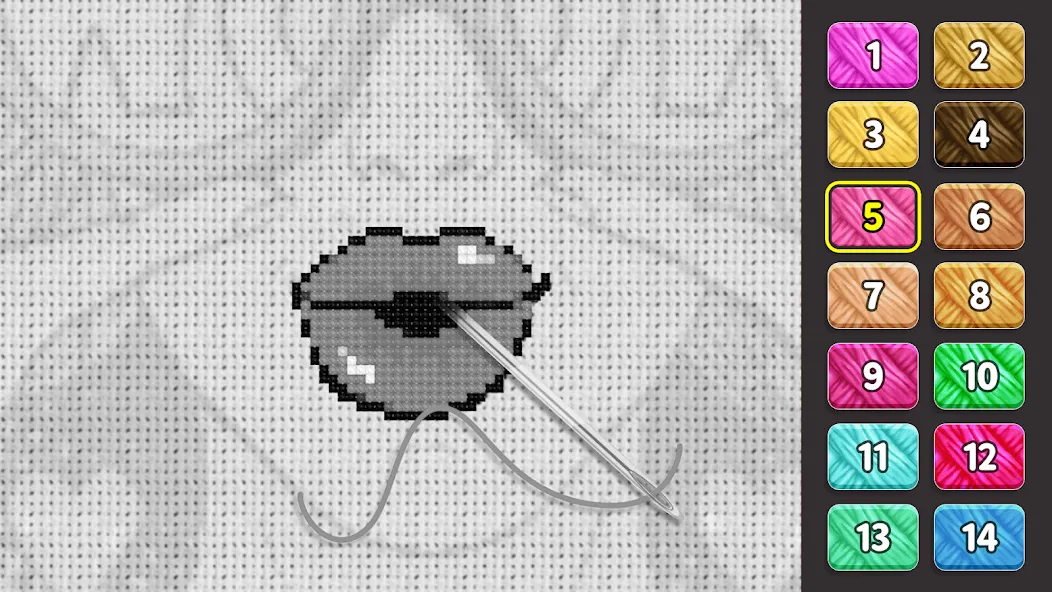 Cross Stitch: Color by Number МОД/Взлом [Много монет, Открытые уровни и Мега MOD] Screenshot 5