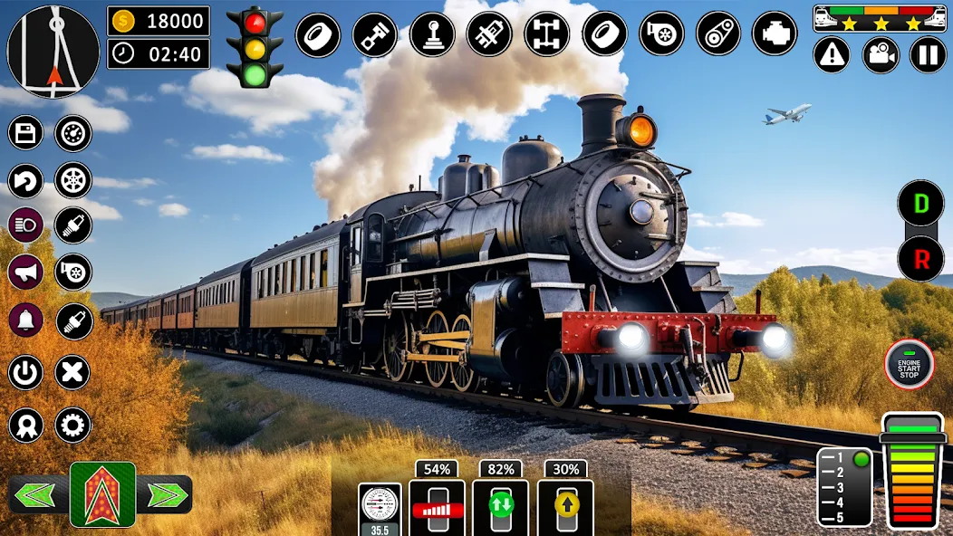 City Train Games Driver Sim 3D МОД/Взлом [Меню, Бесконечные монеты и Открытые уровни] Screenshot 3