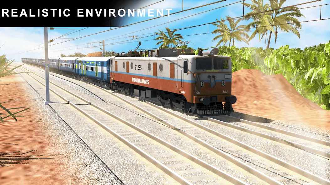 Indian Railway Train Simulator (Индийский Железнодорожный Поезд Симулятор) МОД/Взлом [Много денег, Монет и Все открыто] Screenshot 5
