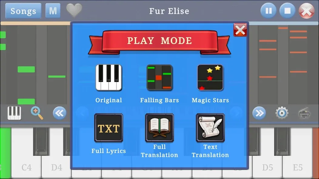 Piano Music & Songs МОД/Взлом [Деньги, Монеты и Меню MOD] Screenshot 5