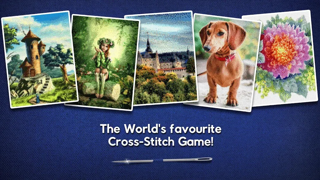 Cross-Stitch World (Кросс) МОД/Взлом [Все открыто, Дополнительные деньги и Меню MOD] Screenshot 1