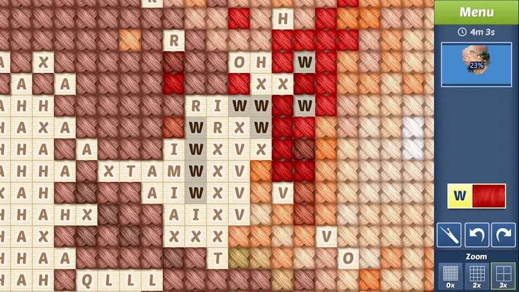 Cross-Stitch World (Кросс) МОД/Взлом [Все открыто, Дополнительные деньги и Меню MOD] Screenshot 2