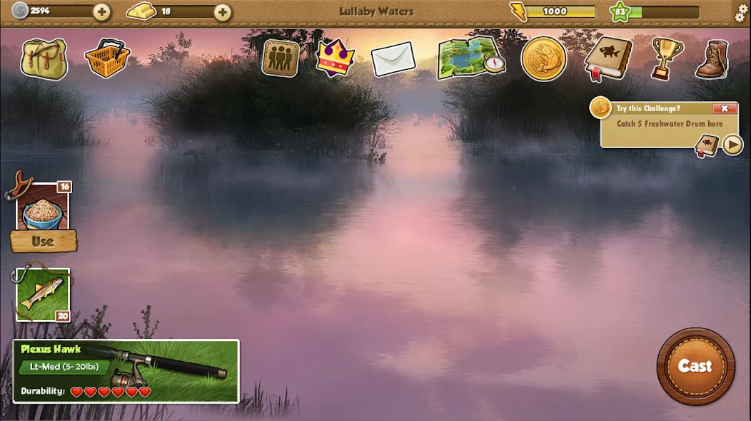 Fishing World (Фишинг Ворлд) МОД/Взлом [Деньги, Монеты и Меню MOD] Screenshot 3