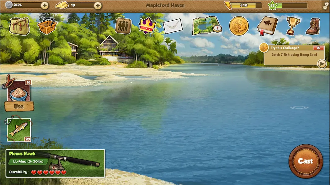 Fishing World (Фишинг Ворлд) МОД/Взлом [Деньги, Монеты и Меню MOD] Screenshot 5