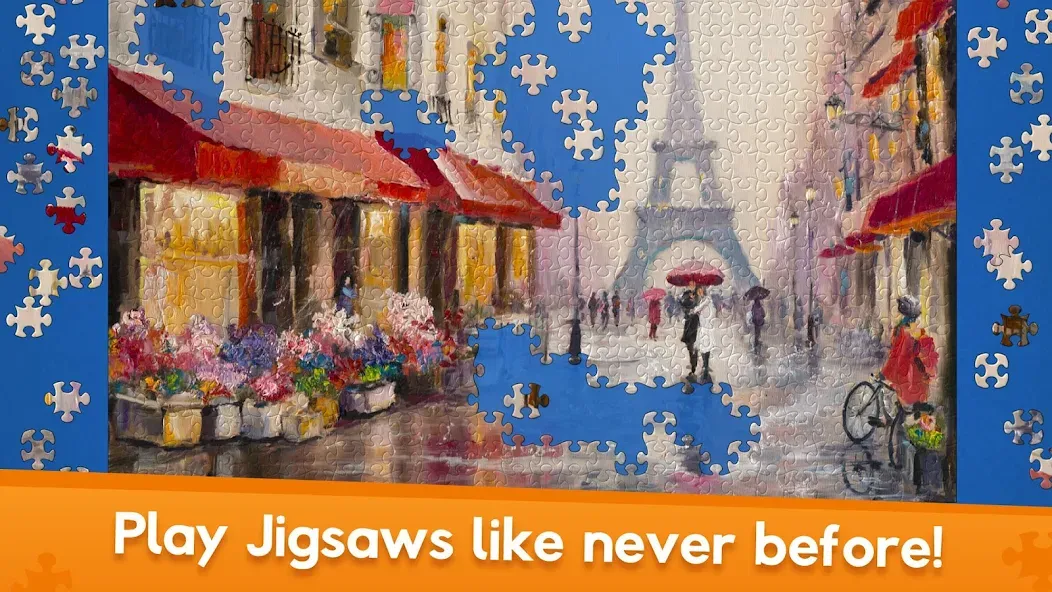 Jigsaw World (Джигсоу Ворлд) МОД/Взлом [Меню, Бесконечные монеты и Открытые уровни] Screenshot 1