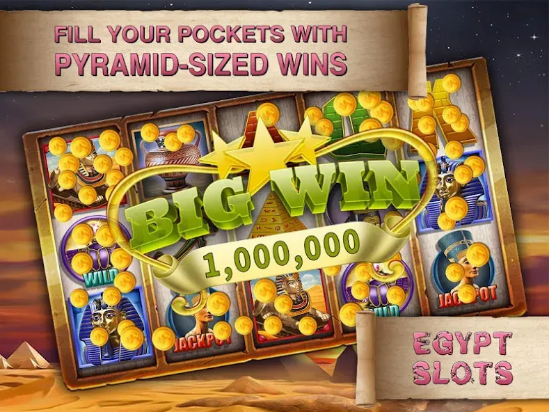 Egypt Slots Casino Machines (Египетские игровые автоматы казино) МОД/Взлом [Все открыто, Дополнительные деньги и Меню MOD] Screenshot 4
