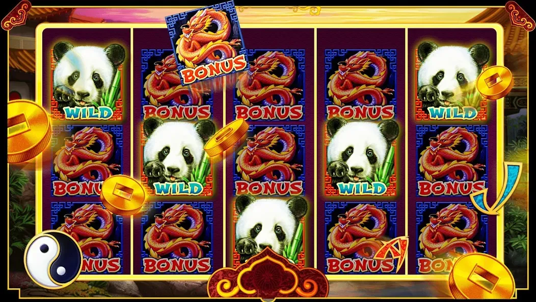 Panda Slots (Панда Слоты) МОД/Взлом [Все открыто, Дополнительные деньги и Меню MOD] Screenshot 4