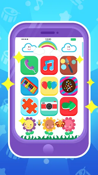 Baby Phone: Toddler Games (Беби Фон) МОД/Взлом [Все открыто, Дополнительные деньги и Меню MOD] Screenshot 1
