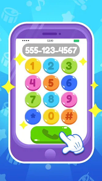 Baby Phone: Toddler Games (Беби Фон) МОД/Взлом [Все открыто, Дополнительные деньги и Меню MOD] Screenshot 2