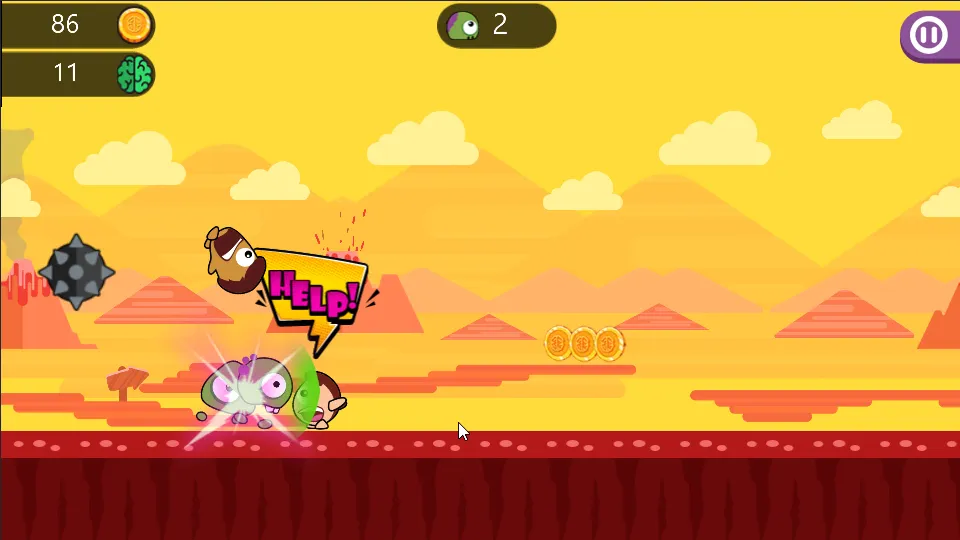 Monster Run: Jump Or Die МОД/Взлом [Деньги, Монеты и Меню MOD] Screenshot 2