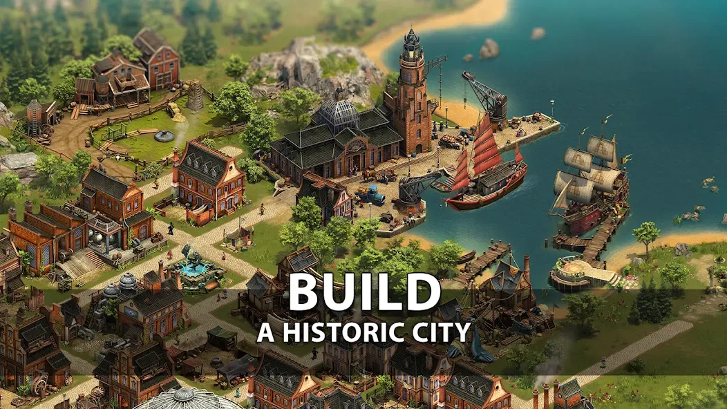Forge of Empires: Build a City (Фордж оф Эмпайрс) МОД/Взлом [Деньги, Монеты и Меню MOD] Screenshot 1