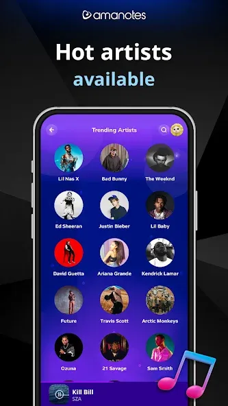 Game of Song - All music games (Гейм оф Сонг) МОД/Взлом [Меню, Бесконечные монеты и Открытые уровни] Screenshot 2