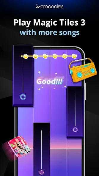 Game of Song - All music games (Гейм оф Сонг) МОД/Взлом [Меню, Бесконечные монеты и Открытые уровни] Screenshot 3