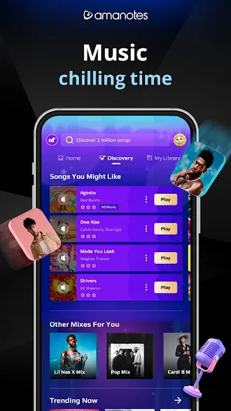 Game of Song - All music games (Гейм оф Сонг) МОД/Взлом [Меню, Бесконечные монеты и Открытые уровни] Screenshot 5