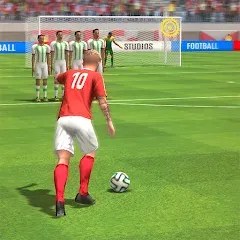 Скачать Strike Football Game FreeKick (Много денег) на Андроид бесплатно