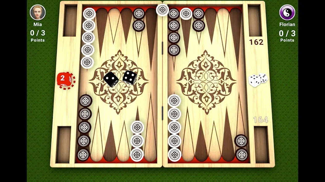 Backgammon -  Board Game МОД/Взлом [Меню, Бесконечные монеты и Открытые уровни] Screenshot 4