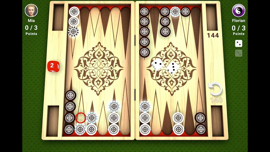 Backgammon -  Board Game МОД/Взлом [Меню, Бесконечные монеты и Открытые уровни] Screenshot 5