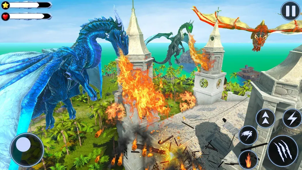 Wild Dragon Craft Family Sim (Легенды Драконов Симулятор Семьи) МОД/Взлом [Деньги, Монеты и Меню MOD] Screenshot 2