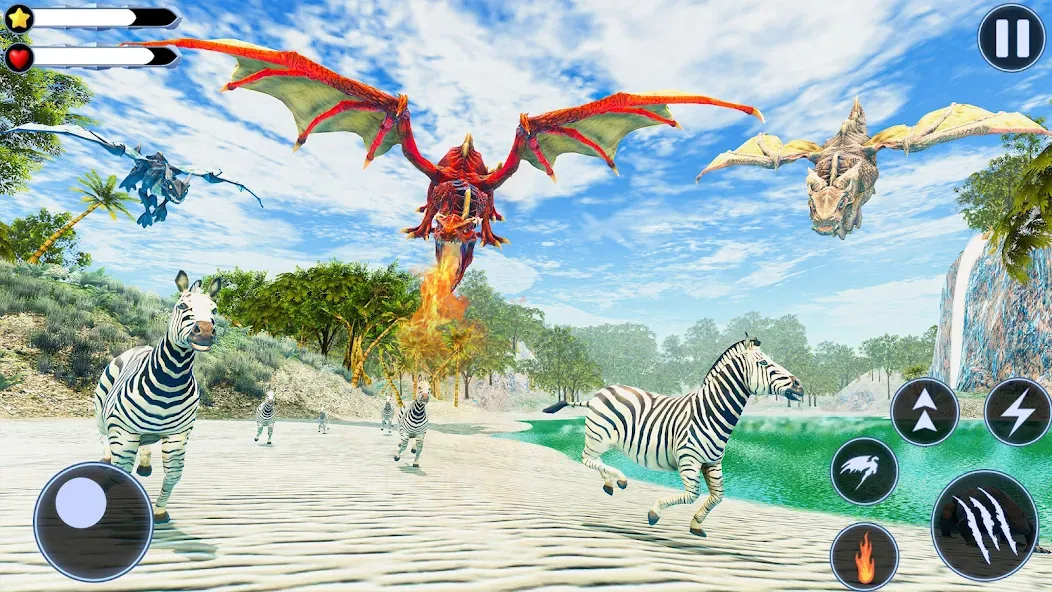 Wild Dragon Craft Family Sim (Легенды Драконов Симулятор Семьи) МОД/Взлом [Деньги, Монеты и Меню MOD] Screenshot 4