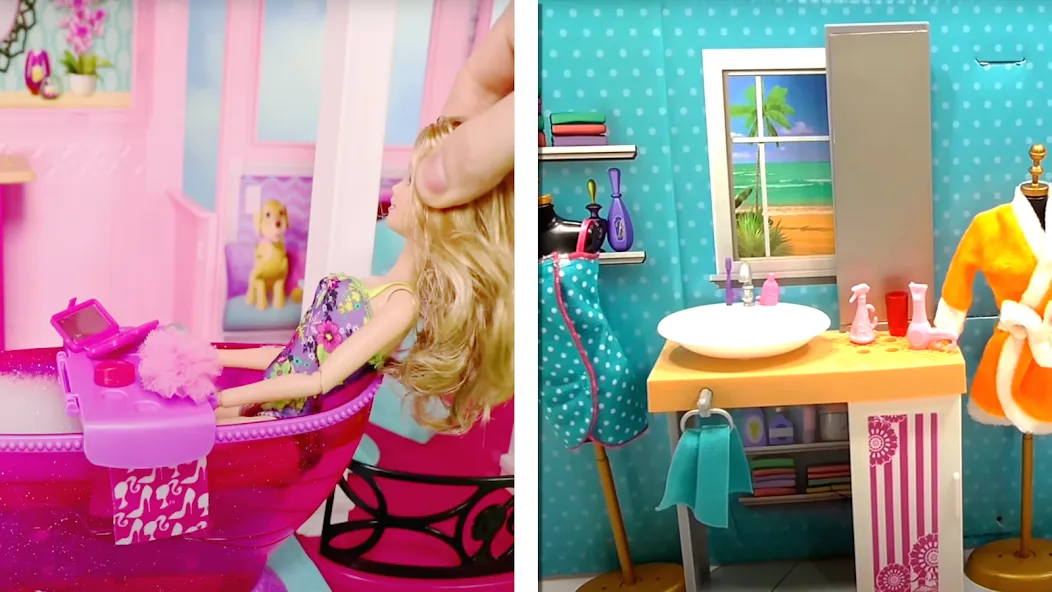 Doll House Design Doll Games (Дизайн кукольного домика игры с куклами) МОД/Взлом [Все открыто, Дополнительные деньги и Меню MOD] Screenshot 1
