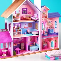 Скачать Doll House Design Doll Games взлом на много денег и всё открыто на Андроид