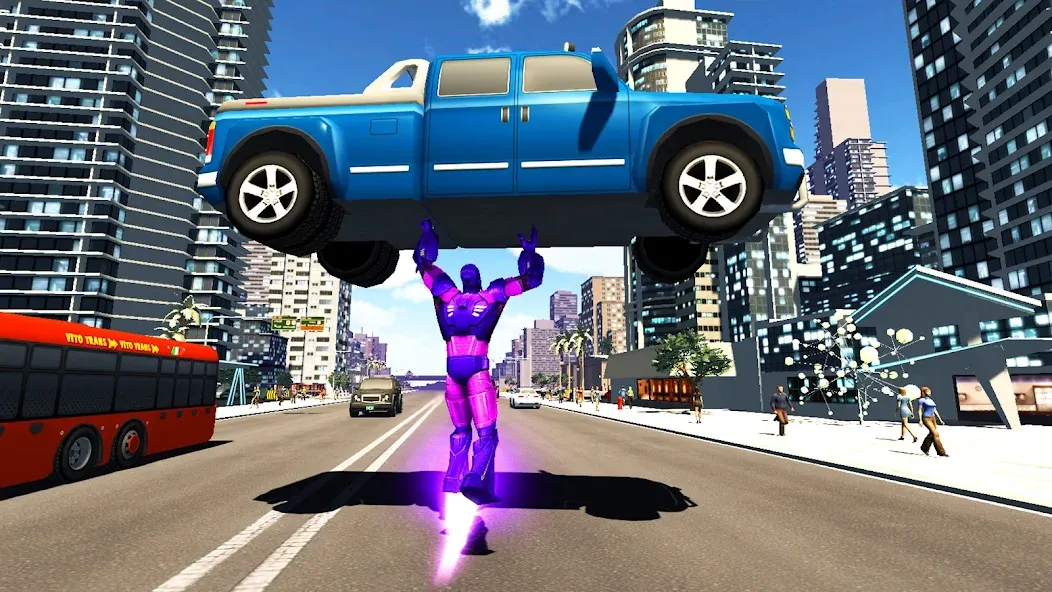 Super city hero:Iron Hero War (Супер сити герой) МОД/Взлом [Много монет, Открытые уровни и Мега MOD] Screenshot 3