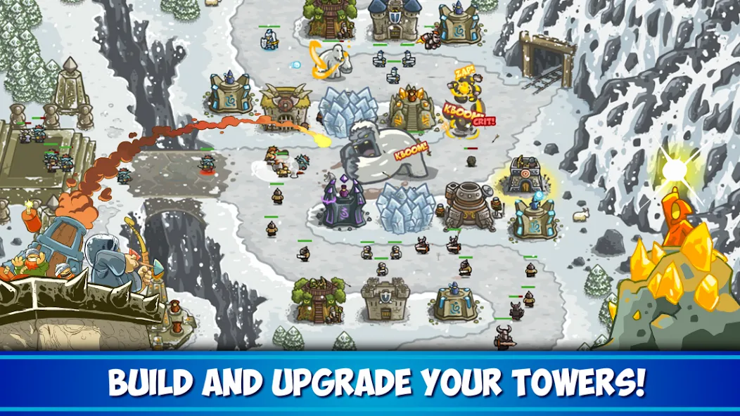 Kingdom Rush Tower Defense TD (Кингдом Раш) МОД/Взлом [Все открыто, Дополнительные деньги и Меню MOD] Screenshot 2