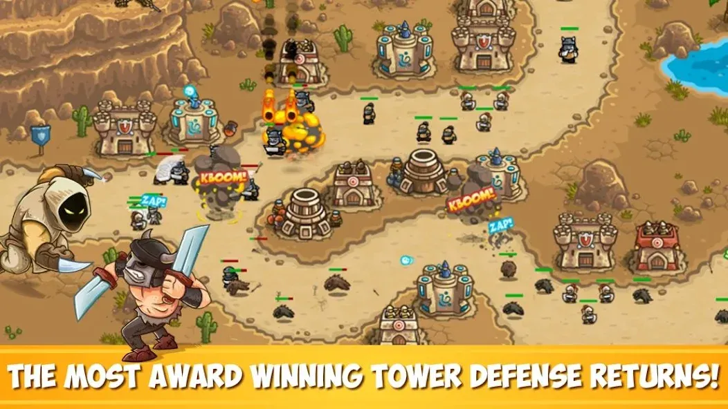 Kingdom Rush Frontiers TD (Кингдом Раш Фронтис ТД) МОД/Взлом [Все открыто, Дополнительные деньги и Меню MOD] Screenshot 1