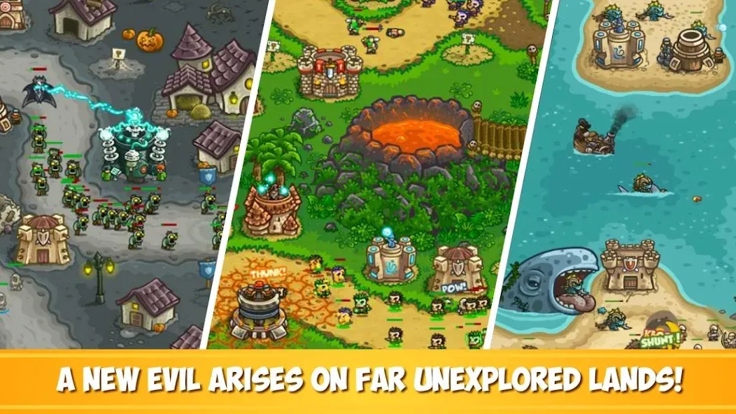 Kingdom Rush Frontiers TD (Кингдом Раш Фронтис ТД) МОД/Взлом [Все открыто, Дополнительные деньги и Меню MOD] Screenshot 2