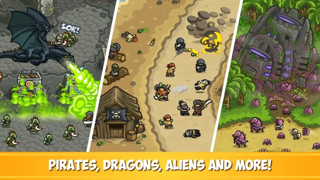 Kingdom Rush Frontiers TD (Кингдом Раш Фронтис ТД) МОД/Взлом [Все открыто, Дополнительные деньги и Меню MOD] Screenshot 5