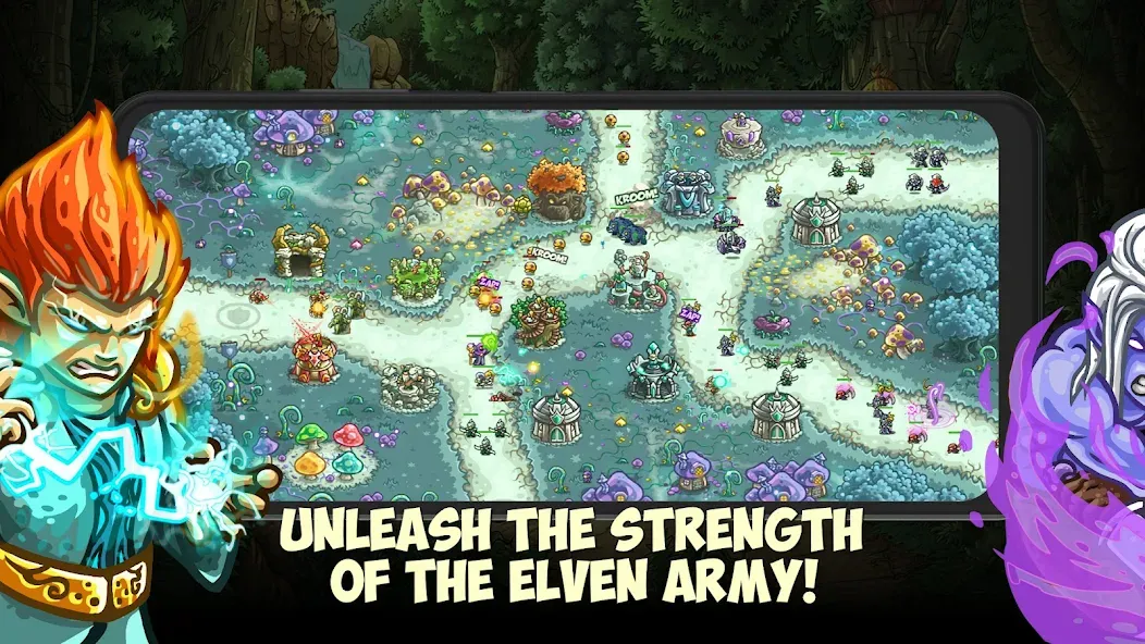 Kingdom Rush Origins TD (Кингдом Раш Ориджинс) МОД/Взлом [Много монет, Открытые уровни и Мега MOD] Screenshot 2