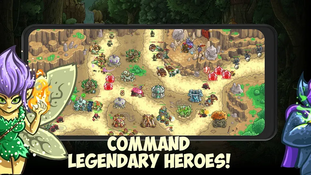 Kingdom Rush Origins TD (Кингдом Раш Ориджинс) МОД/Взлом [Много монет, Открытые уровни и Мега MOD] Screenshot 4