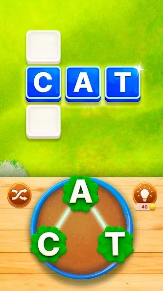 Word Garden : Crosswords (Уорд Гарден) МОД/Взлом [Много денег, Монет и Все открыто] Screenshot 1