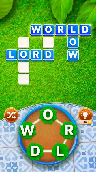 Word Garden : Crosswords (Уорд Гарден) МОД/Взлом [Много денег, Монет и Все открыто] Screenshot 2