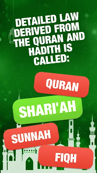 Islamic General Knowledge Quiz МОД/Взлом [Много денег, Монет и Все открыто] Screenshot 5