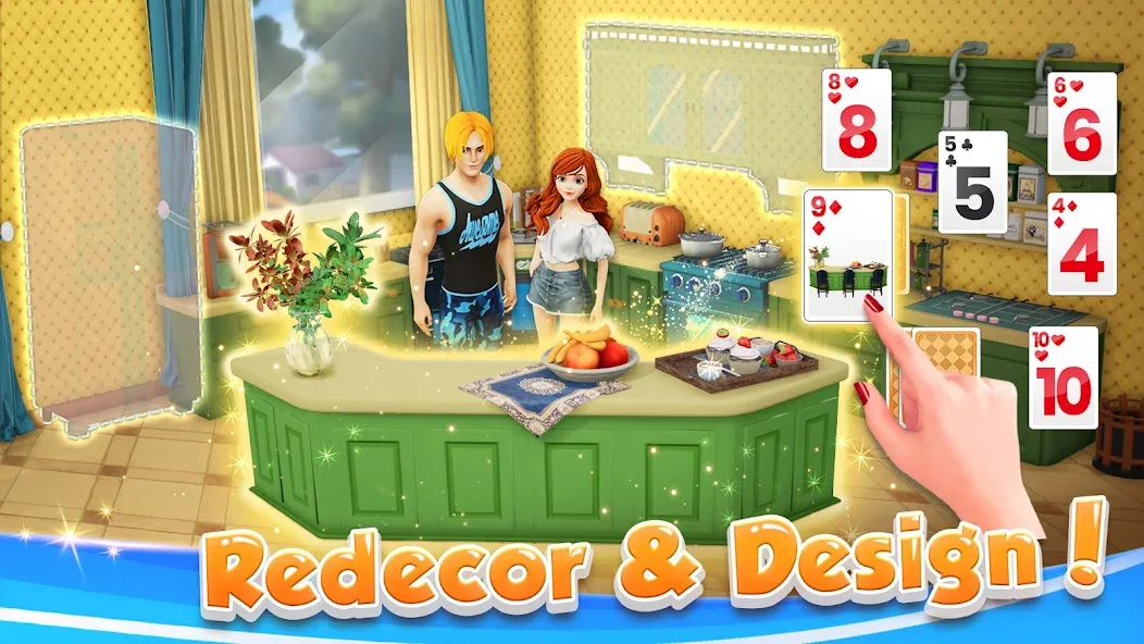 Solitaire Home Design (Солитер Хоум Дизайн) МОД/Взлом [Бесконечные деньги, Монеты и Мега MOD] Screenshot 3
