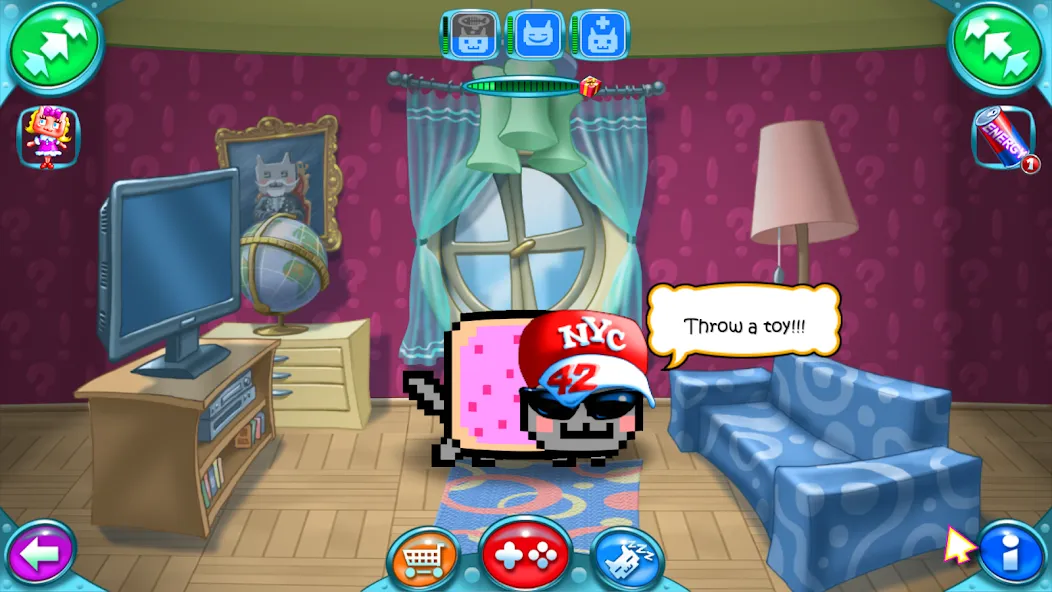 Nyan Cat: Lost In Space (Нян Кэт) МОД/Взлом [Деньги, Монеты и Меню MOD] Screenshot 2