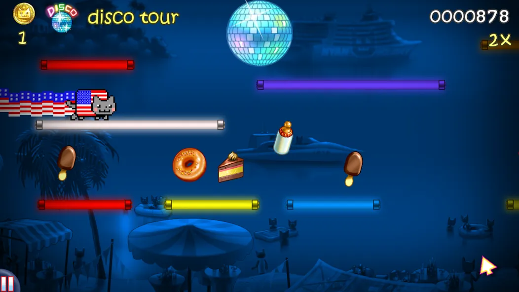 Nyan Cat: Lost In Space (Нян Кэт) МОД/Взлом [Деньги, Монеты и Меню MOD] Screenshot 5